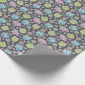 patroon van de cartoon cadeaupapier (Hoek)