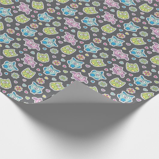 patroon van de cartoon cadeaupapier (Hoek)