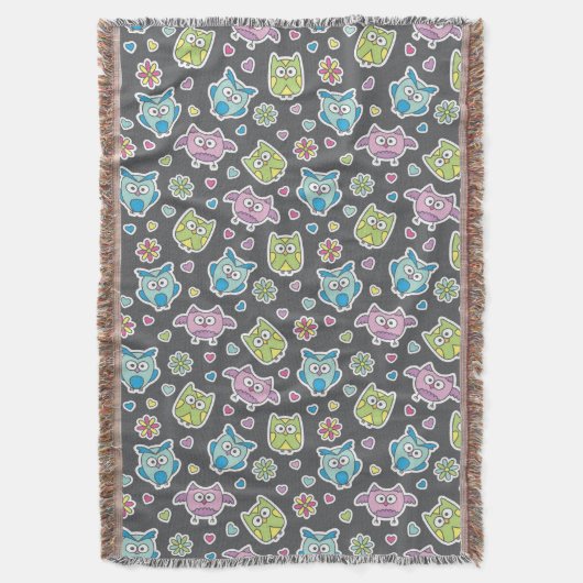 patroon van de cartoon deken (Voorkant Verticaal)