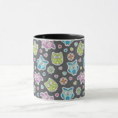 patroon van de cartoon mok (Midden)