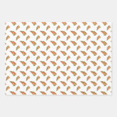 patroon van de coole kant-en-klare pizzapartij inpakpapier vel (Voorkant 2)