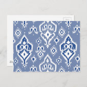 Patroon van de Diamant van Ikat het Stammen Briefkaart (Voorkant / Achterkant)