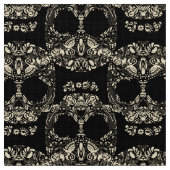 patroon van de flessenschedel stof (Close Up)