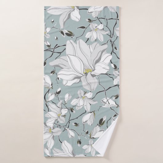  patroon van de florale textuur. Naadloos patroon Badhanddoek (Badhanddoek)