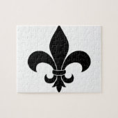 patroon van de Franse fleur de lis Legpuzzel (Horizontaal)