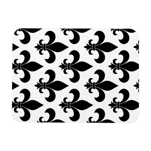 patroon van de Franse fleur de lis Magneet (Horizontaal)