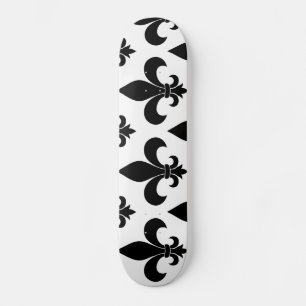 patroon van de Franse fleur de lis Persoonlijk Skateboard