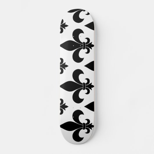 patroon van de Franse fleur de lis Persoonlijk Skateboard (Voorkant)