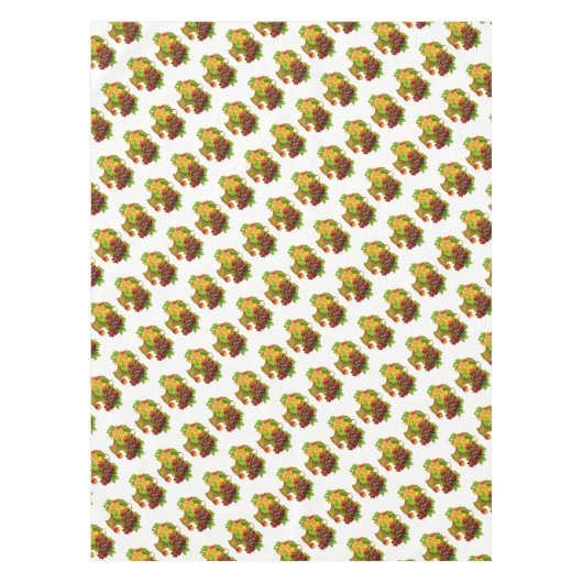 patroon van de fruitmand tafelkleed (Voorkant)