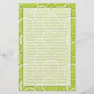 Patroon van de Groene Plakken van het Limoen Briefpapier