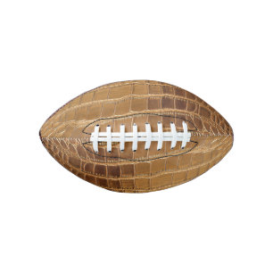 Patroon van de Huid van het Leer van de Krokodil American Football