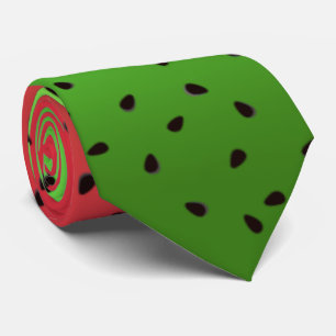 patroon van de koele watermeloenen stropdas