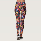 Patroon van de lammeren kikkers 2 leggings (Achterkant)