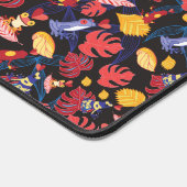 Patroon van de lammeren kikkers bureaumat (Hoek)