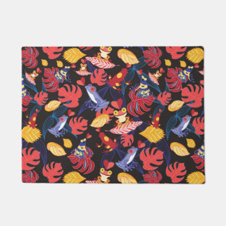 Patroon van de lammeren kikkers deurmat