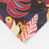 Patroon van de lammeren kikkers fleece deken (Hoek)