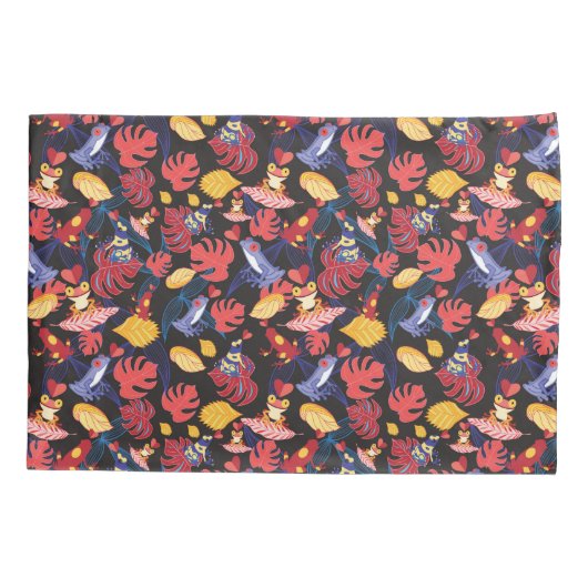 Patroon van de lammeren kikkers kussensloop (Achterkant-Links)