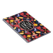 Patroon van de lammeren kikkers | Monogram Notitieboek (Rechterzijde)