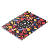 Patroon van de lammeren kikkers | Monogram Notitieboek (Linkerzijde)