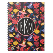 Patroon van de lammeren kikkers | Monogram Notitieboek (Voorkant)
