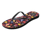 Patroon van de lammeren kikkers | Monogram Teenslippers (Schuin)