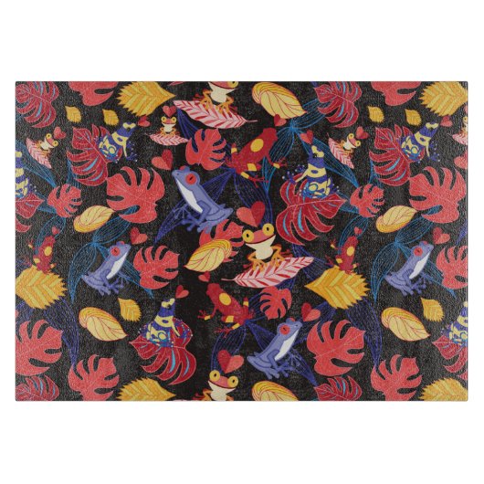 Patroon van de lammeren kikkers snijplank (Voorkant)