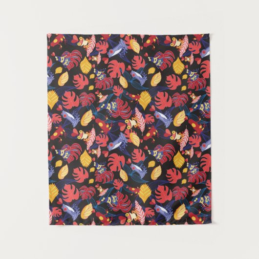 Patroon van de lammeren kikkers wandkleed (Voorkant)