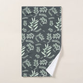 patroon van de natuurlijke olijftak bad handdoek (Handdoek)