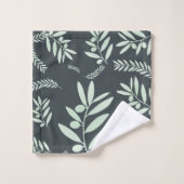 patroon van de natuurlijke olijftak bad handdoek (Wasdoekje)