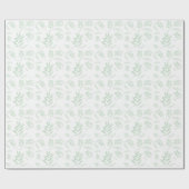 patroon van de natuurlijke olijftak cadeaupapier (Vlak)