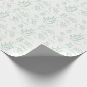 patroon van de natuurlijke olijftak cadeaupapier (Hoek)