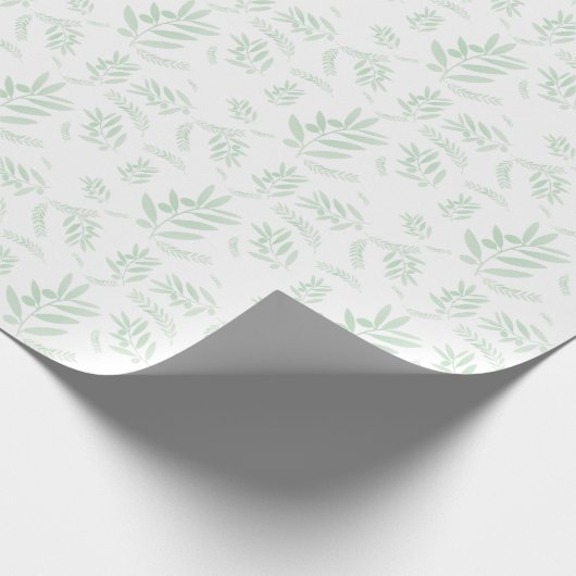 patroon van de natuurlijke olijftak cadeaupapier (Hoek)