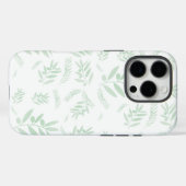 patroon van de natuurlijke olijftak Case-Mate iPhone case (Achterkant (horizontaal))