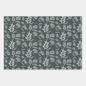 patroon van de natuurlijke olijftak inpakpapier vel (Voorkant 3)