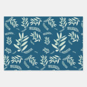 patroon van de natuurlijke olijftak inpakpapier vel (Voorkant)