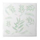 patroon van de natuurlijke olijftak tegeltje (Voorkant)