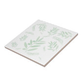 patroon van de natuurlijke olijftak tegeltje (Zijkant)