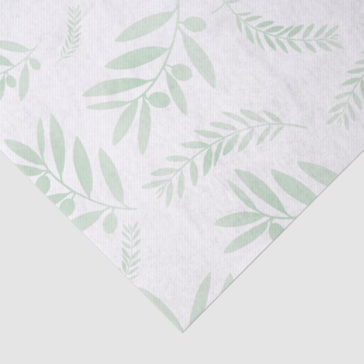 patroon van de natuurlijke olijftak tissuepapier (Detail)