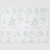 patroon van de natuurlijke olijftak tissuepapier (Voorkant)