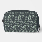 patroon van de natuurlijke olijftak toilettasje (Voorkant)