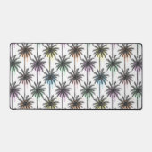 Patroon van de palmboom van de verfdaling bureaumat (Voorkant)