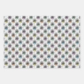 Patroon van de palmboom van de verfdaling inpakpapier vel (Voorkant 3)