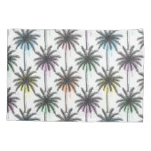 Patroon van de palmboom van de verfdaling kussensloop (Achterkant-Links)