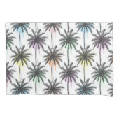 Patroon van de palmboom van de verfdaling kussensloop (Voorkant-Links)