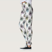 Patroon van de palmboom van de verfdaling leggings (Links)