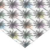 Patroon van de palmboom van de verfdaling tafelkleed (Gekanteld)