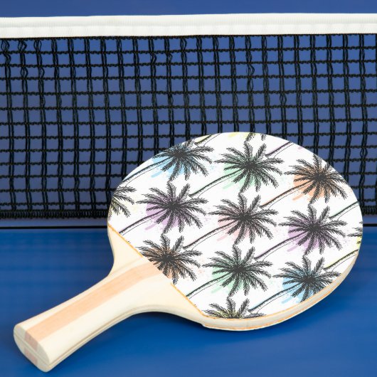 Patroon van de palmboom van de verfdaling tafeltennisbatje (Insitu)