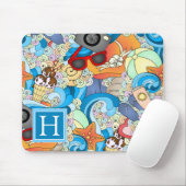 Patroon | van de Pret van de zomer voegt Uw Muismat (Met muis)