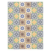 patroon van de samengevoegde tegels tafelkleed (Voorkant)