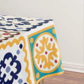 patroon van de samengevoegde tegels tafelkleed (Voorbeeld)